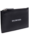 Logo Print Cash Card Wallet Black - BALENCIAGA - BALAAN 4