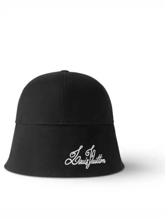 Logo Cotton Sailor Hat Black - LOUIS VUITTON - BALAAN 2