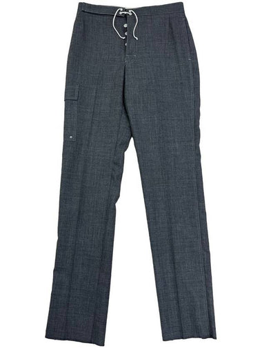 Classic Gray Pocket Wool Slacks MTC020H 00473 035 - THOM BROWNE - BALAAN 1