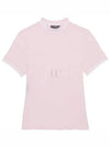 Women's Featherweight Mock Neck Golf Short Sleeve T-Shirt Blush - G/FORE - BALAAN 2