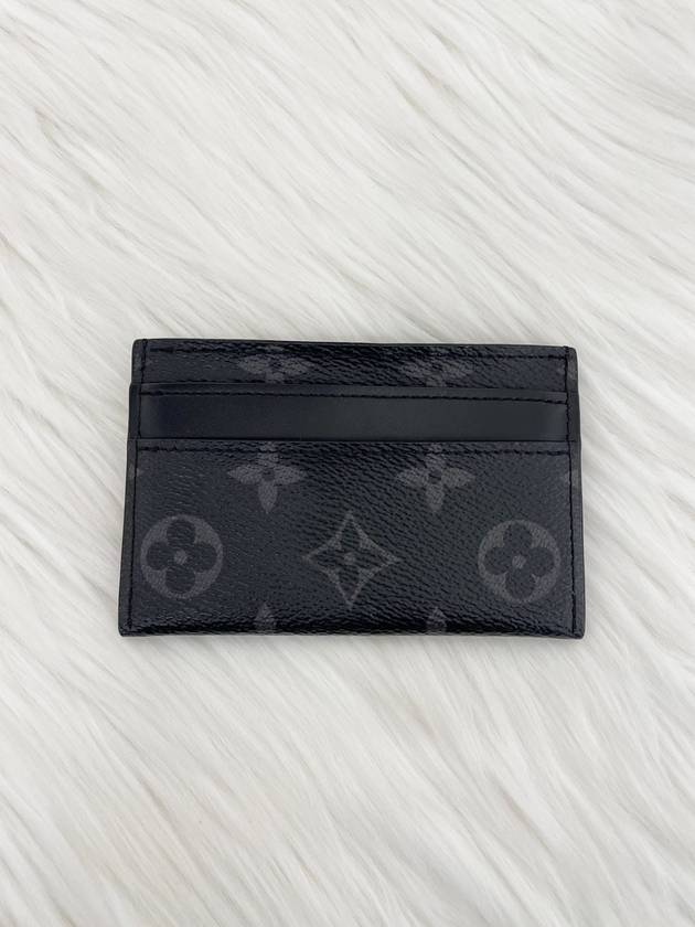 Women s Double Card Holder Monogram Eclipse M62170 Condition A - LOUIS VUITTON - BALAAN 3