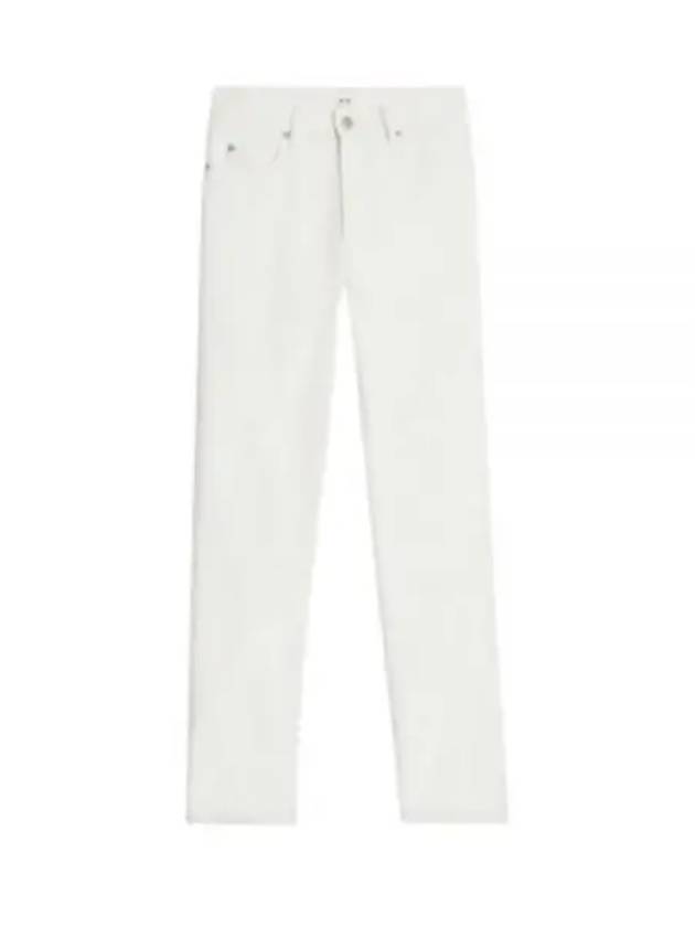 cotton straight jeans white - AMI - BALAAN 2