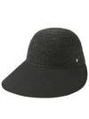 Blaise Wide Peak Cap Charcoal Black - HELEN KAMINSKI - BALAAN 1