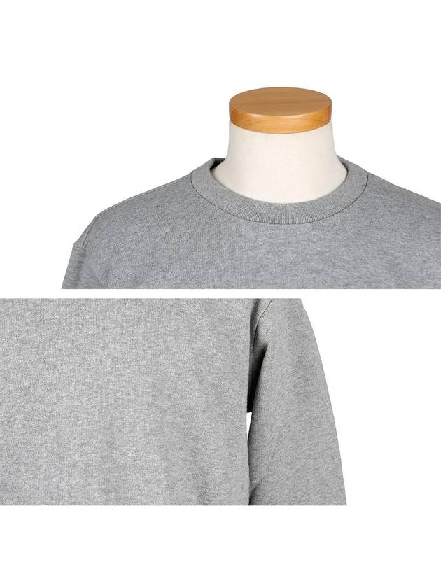 Center Back Stripe Crewneck Sweatshirt Light Grey - THOM BROWNE - BALAAN 6