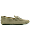 Men's Gommino Suede Driving Shoes Beige - TOD'S - BALAAN 2