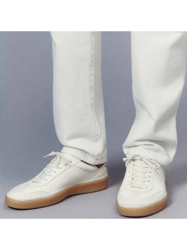 Men s Deerskin Tennis Work Shoes White - LORO PIANA - BALAAN 8