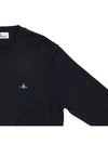 ORB Embroidered Crew Neck Knit Top Black - VIVIENNE WESTWOOD - BALAAN 5