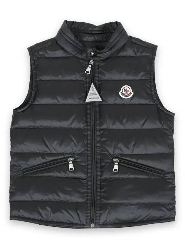 Kids Gui Down Lightweight Padded Vest Black 1A00052 597YF 999 8 10A - MONCLER - BALAAN 1