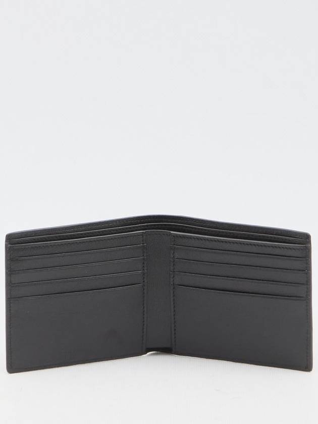 Logo Print Leather Half Wallet Black - BALENCIAGA - BALAAN 5