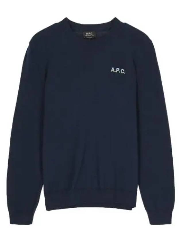 Full Alois Knit Marine Blue Clair - A.P.C. - BALAAN 1