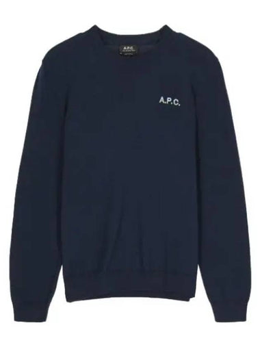 Full Alois Knit Marine Blue Clair - A.P.C. - BALAAN 1