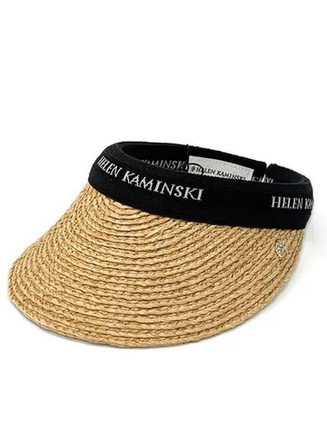 HAT50318 Marina Natural Sun Visor Hat - HELEN KAMINSKI - BALAAN 1