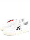 Men's Vulcanized Canvas Low-Top Sneakers White - OFF WHITE - BALAAN 2