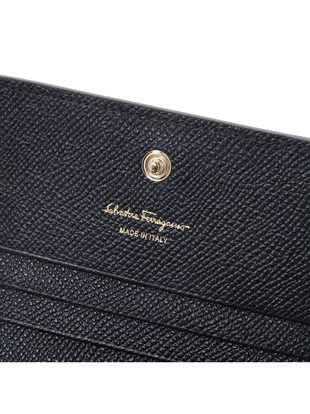 Women's Vara Bow Bicycle Wallet 22 D515 NERO CALF 0725300 - SALVATORE FERRAGAMO - BALAAN 8