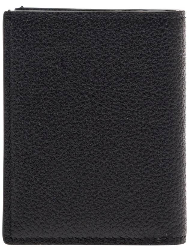 Men's Logo Pebble Leather T-Line Card Wallet Black - TOM FORD - BALAAN 5