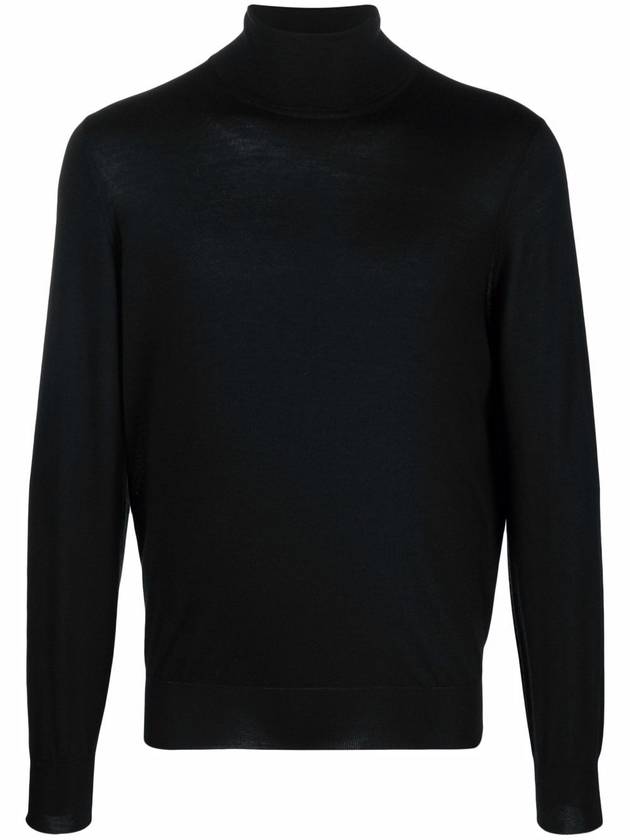 Cashmere Silk Mock Neck Knit Top Black - BRUNELLO CUCINELLI - BALAAN 1