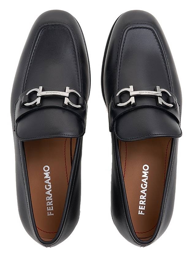 Ferragamo Men s Double Gancini Loafer FOSTER NERO 0762636 - SALVATORE FERRAGAMO - BALAAN 6