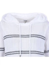 Striped hooded knit tee MK3MP335NVY - P_LABEL - BALAAN 6