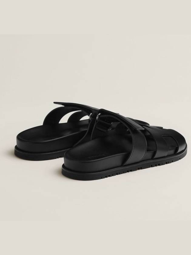 Chypre Noir Black Women s Sandals H222100Z - HERMES - BALAAN 4