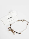 Metal Calfskin Ribbon Choker AB8496 B08183 NI326 - CHANEL - BALAAN 3