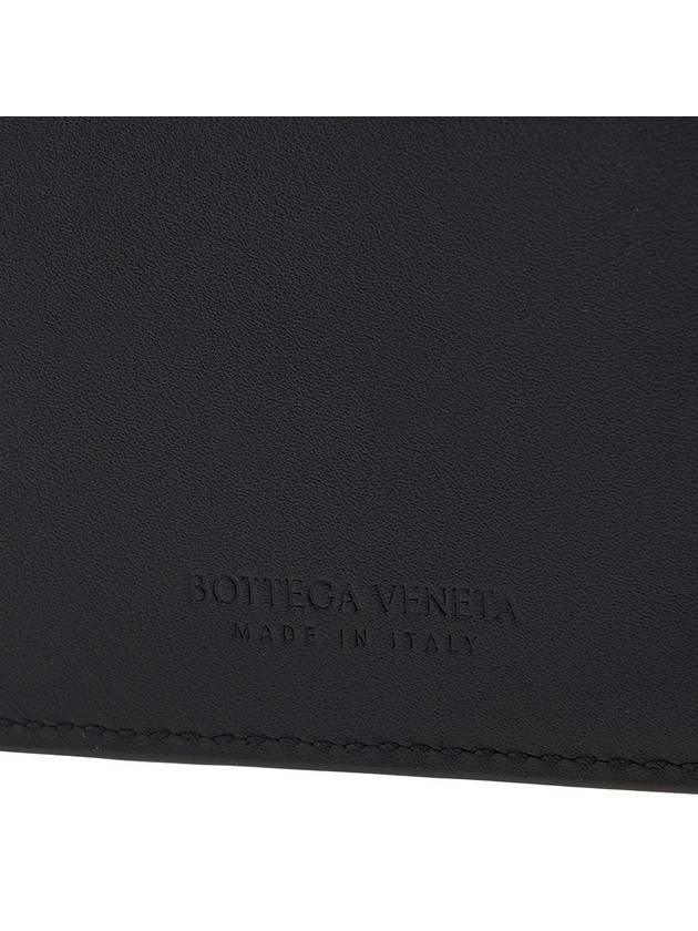 Intrecciato Zipped Card Case Black - BOTTEGA VENETA - BALAAN 8