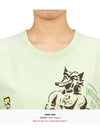 Women s Short Sleeve T Shirt HOLLYWOOD ESW LIME W - WILD DONKEY - BALAAN 5