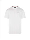 Men's Embroidered Logo Short Sleeve T-Shirt White - KITON - BALAAN 1