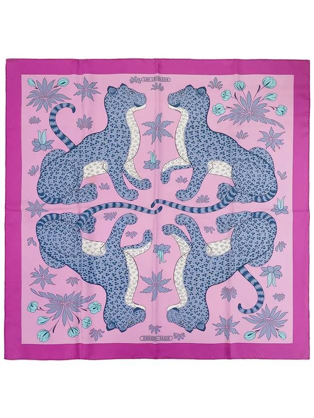 Res Leopard Cares Scarf 90 4HS0220 - HERMES - BALAAN 1