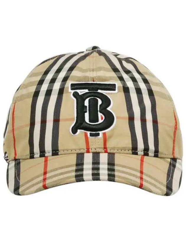 Vintage Check Motif Ball Cap Beige - BURBERRY - BALAAN 4