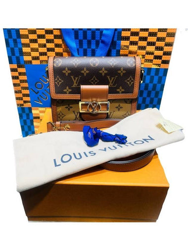 Mini Dauphin Monogram Canvas Reverse Shoulder Bag M44580 - LOUIS VUITTON - BALAAN 1