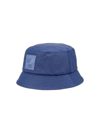 Women s Logo Patch Nylon Cloche Hat Indigo 270422 - EMPORIO ARMANI - BALAAN 1