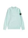 Wappen Patch Crewneck Sweatshirt Light Green - STONE ISLAND - BALAAN 2