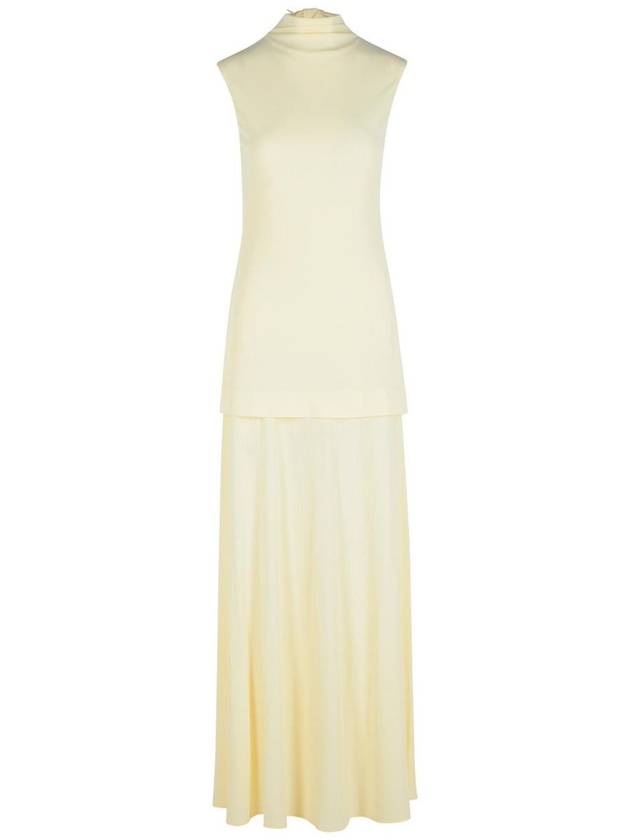 Jil Sander Cream Viscose Blend Dress - JIL SANDER - BALAAN 1