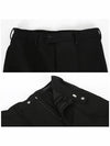 Gabardine Slim Fit Straight Pants Black - PRADA - BALAAN 6