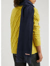 Wool Fringe Muffler Navy Blue - ACNE STUDIOS - BALAAN 4