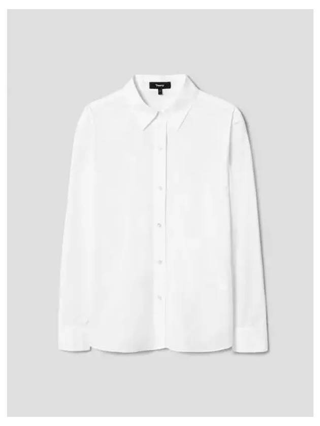 Women s Cotton Straight Fit Shirt Blouse Southern White Domestic Product GM0024011920992 - THEORY - BALAAN 1