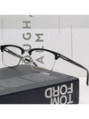 Eyewear Half Rim Eyeglasses Black Silver - TOM FORD - BALAAN 3