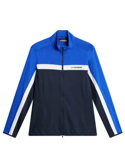 Jarvis Mid Layer Zip Up Jacket Blue - J.LINDEBERG - BALAAN 2