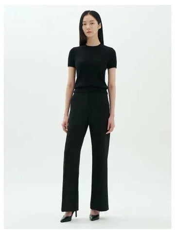 Women s Double Knit Jersey Pants Trousers Black Domestic Product GM0024080868195 - THEORY - BALAAN 1