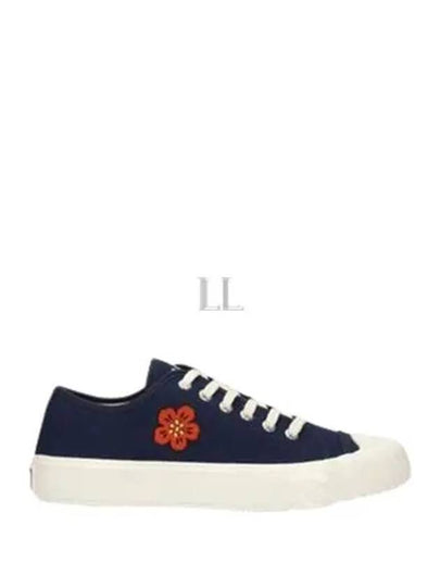 Shool Boke Flower Low Top Sneakers Navy - KENZO - BALAAN 2