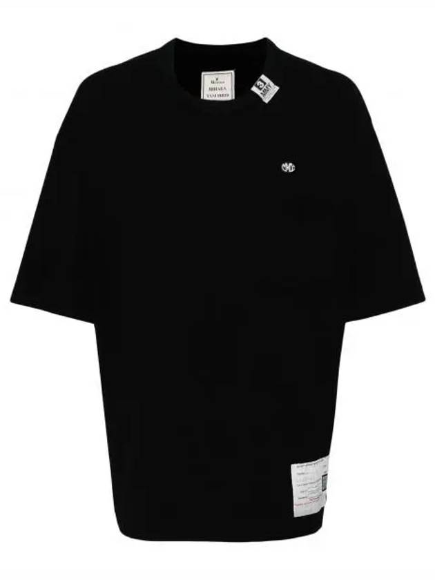 24 A12TS641 Black Logo Print Tee - MIHARA YASUHIRO - BALAAN 1