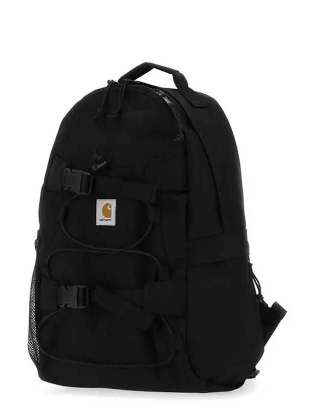 Kickflip Recycled Polyester Canvas Backpack Black - CARHARTT WIP - BALAAN 4