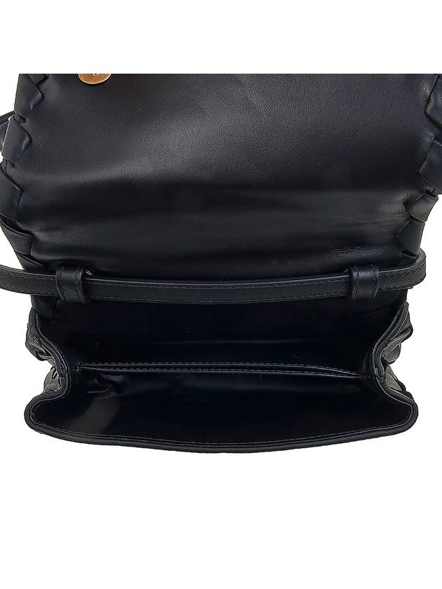 Intrecciato Mini Cross Bag Black - BOTTEGA VENETA - BALAAN 11