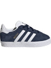 Gazelle Comfort Closure Elastic Laces Sneakers Navy - ADIDAS - BALAAN 1