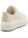 Austen Cotton Low Top Sneakers Beige - ISABEL MARANT - BALAAN 5