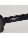 Sunglasses KZ40154U 01N black horn rim square - KENZO - BALAAN 5