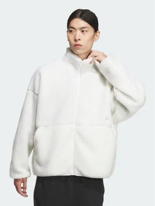 Must Have Small Logo Loose Fit Boa Jacket Men Off White JG8508 696944 - ADIDAS - BALAAN 1