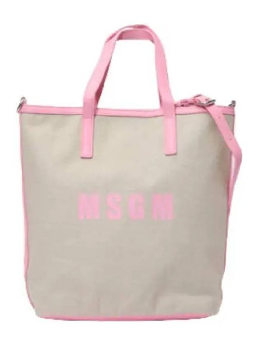 Small Canvas Tote Bag Women Crossbody - MSGM - BALAAN 1