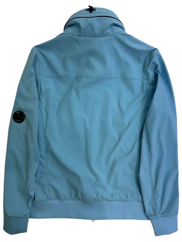 Lens Waffen Soft Shell Windbreaker Jacket Sky Blue 12CMOW093A - CP COMPANY - BALAAN 4