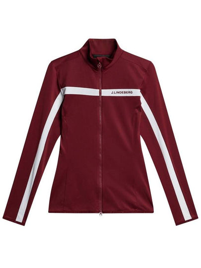 Seasonal Janice Mid Layer Track Jacket Red - J.LINDEBERG - BALAAN 2